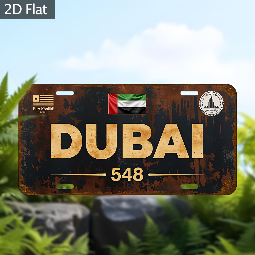 Home Office Dubai - Industriale Dubaj - Tablica z numerem