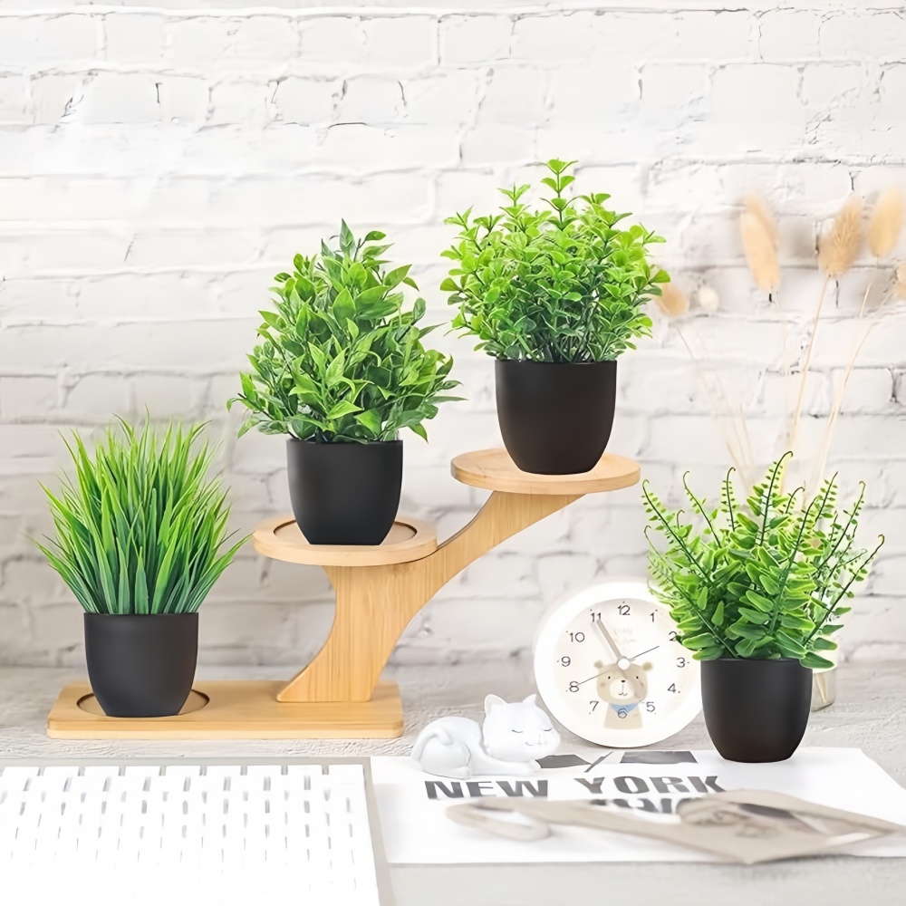 4 szt./zestaw Mini Sztuczne Ro – Home Office Layout recenzja i cena