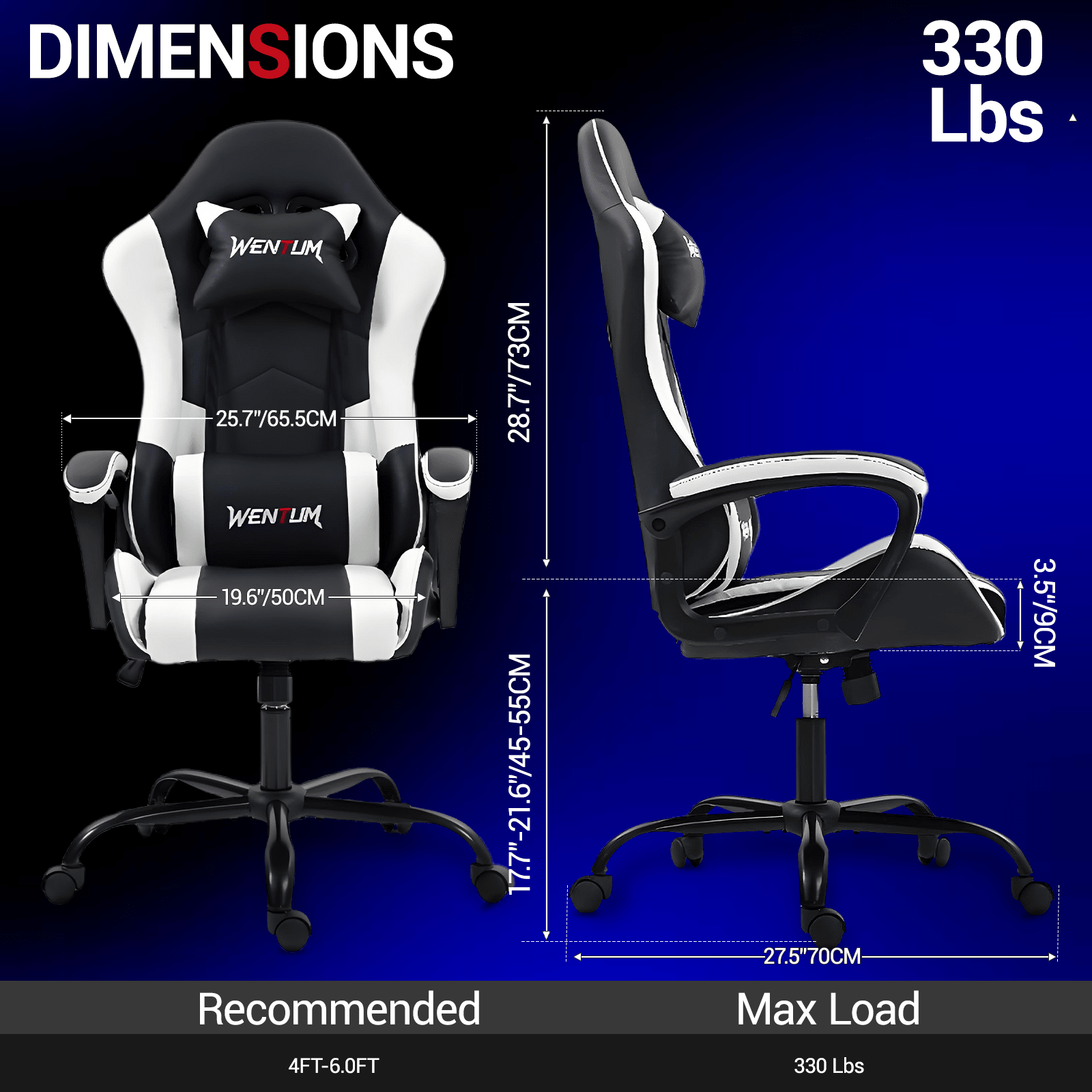 Ergonomiczne krzesło do gier w – Ergonomic Office Chair recenzja i cena